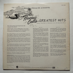 Винтажная виниловая пластинка LP Webley Edwards With Al Kealoha Perry Hawaii Calls Greatest Hits (USA 1972)