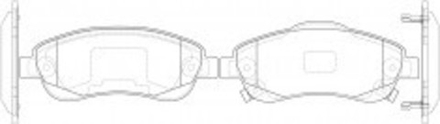 Тормозные колодки NIBK PN-8808