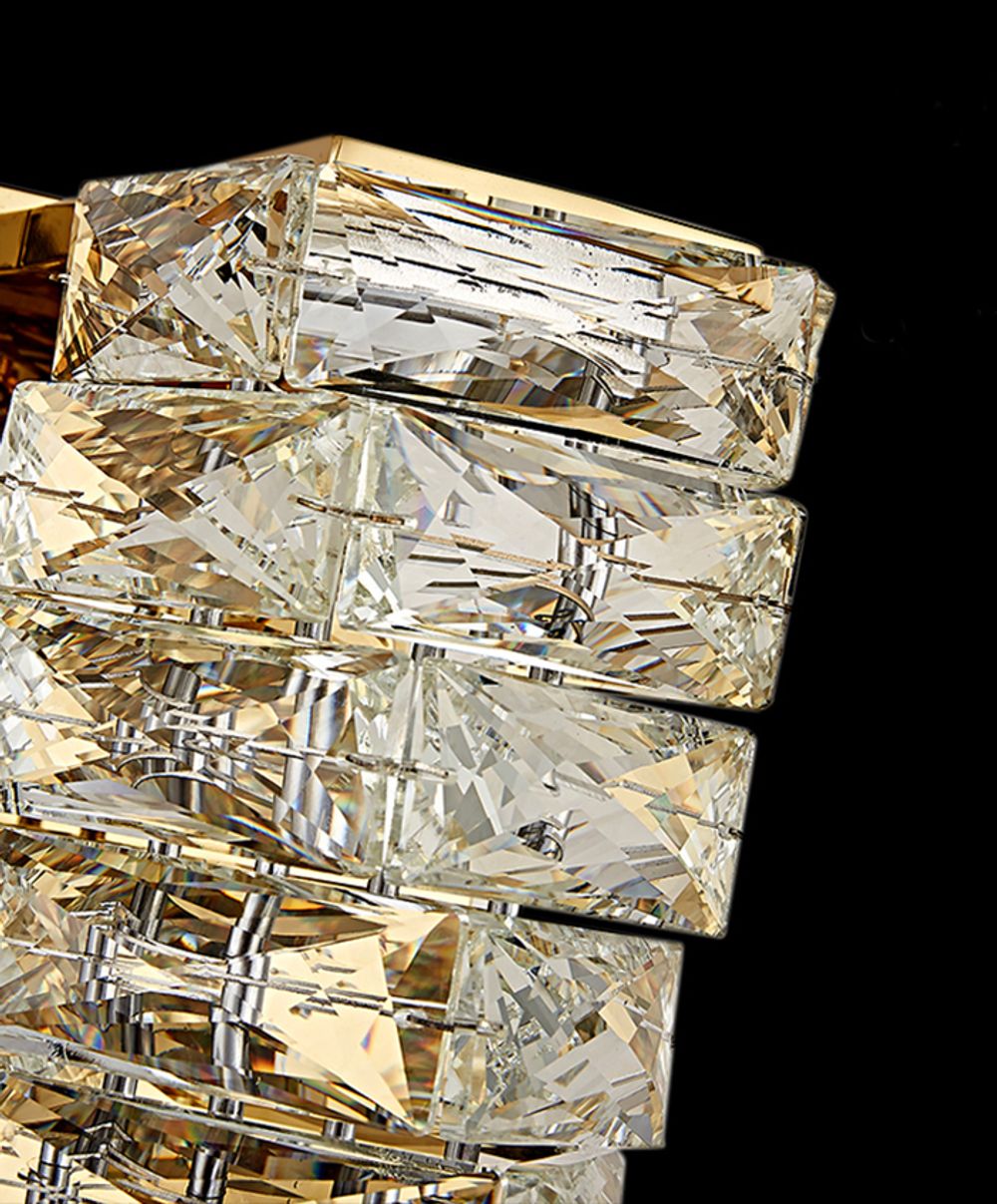 Настенный светильник 6005W/S gold/clear