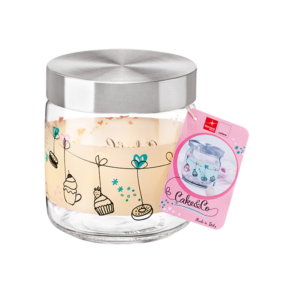 Банка для сыпучих продуктов 0.75л Bormioli Rocco Cake&Co.