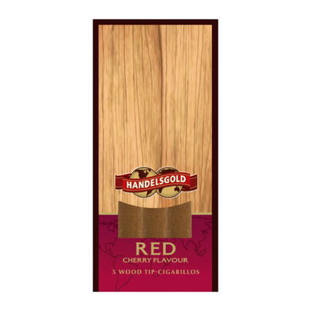 Handelsgold Wood Tip-Cigarillos Cherry Red