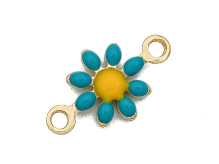 Коннектор "Ромашка" 7мм, эмаль