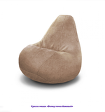 Кресло-мешок Груша, однотонное, велюр