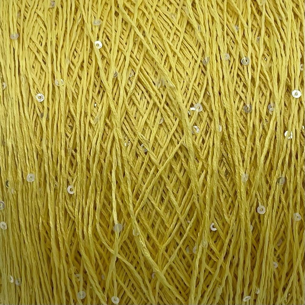 Пряжа пайетки на бобине (200 гр) FILATI ITALIANA 100% хлопок+пайетки