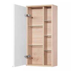 Шкаф подвесной Акватон Бостон одностворчатый, дуб светлый