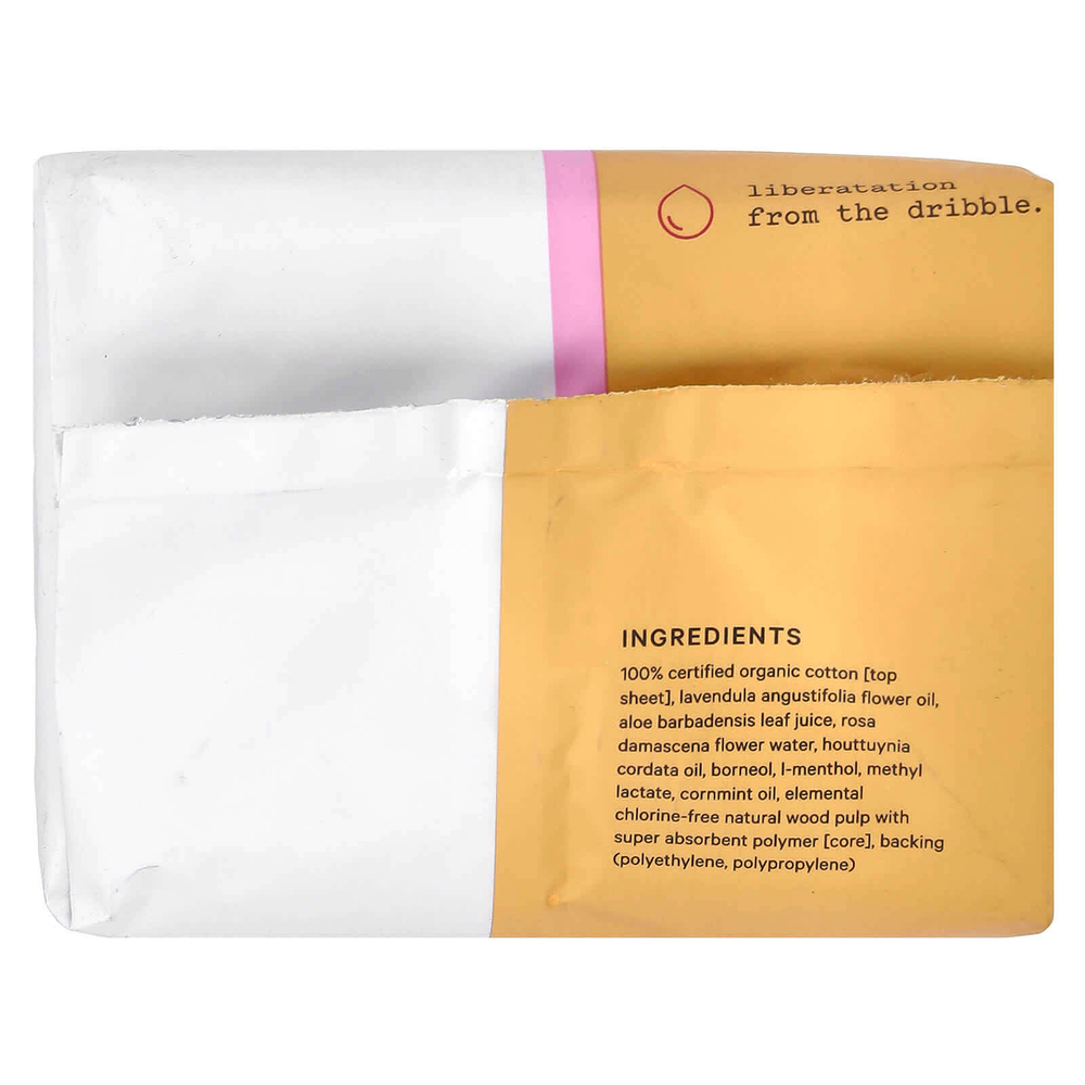 The Honey Pot Company, Ватные диски с крыльями на травах, органическое недержание в дневное время, 16 шт.