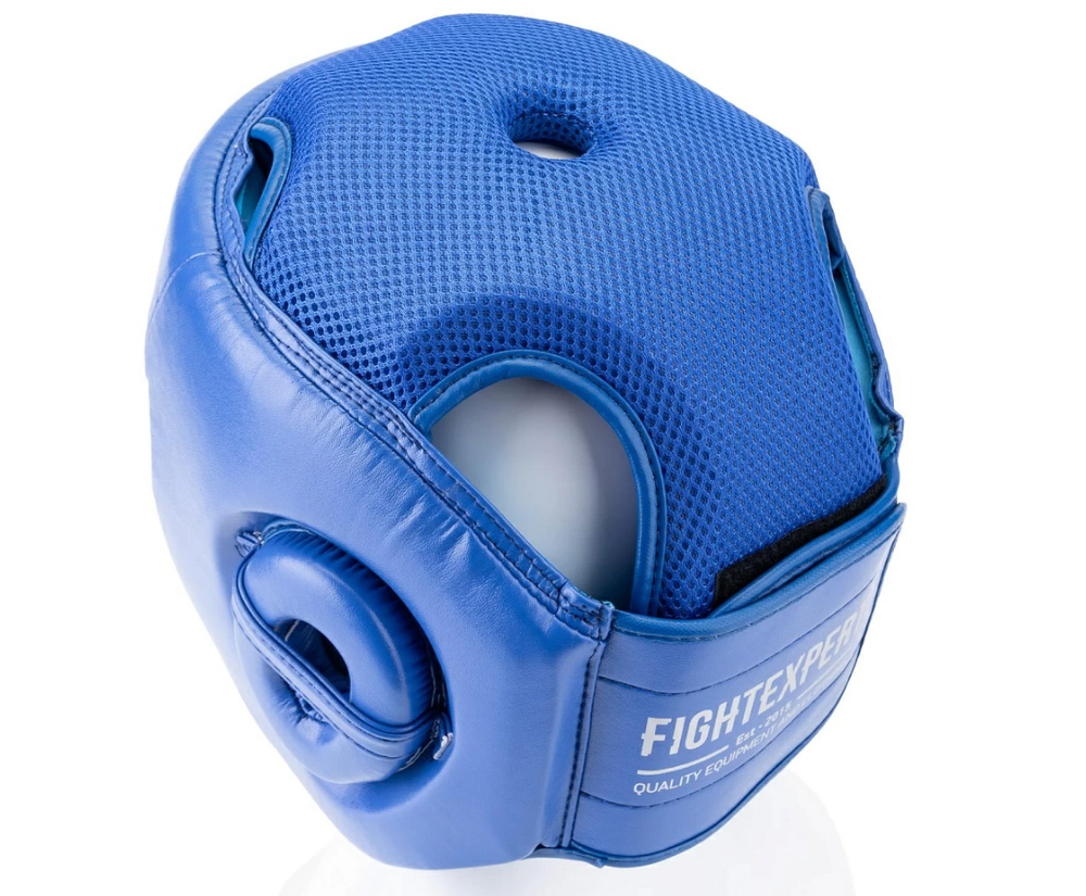 Шлем тренировочный FIGHTEXPERT “Full Power”  Синий