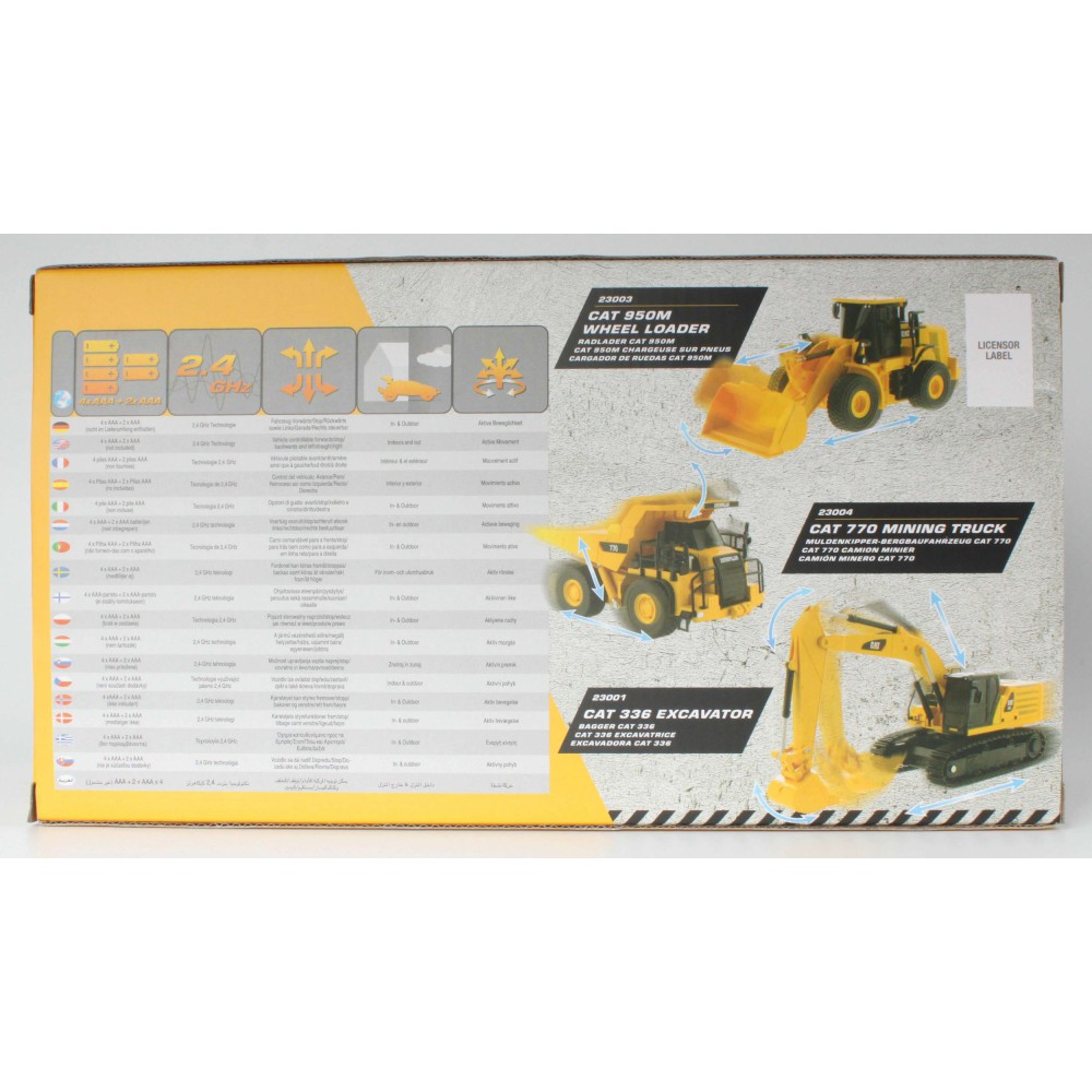Радиоуправляемый погрузчик Carrera RC CAT 23003 950M Wheel Loader 1:35 2,4 ГГц — фото 12