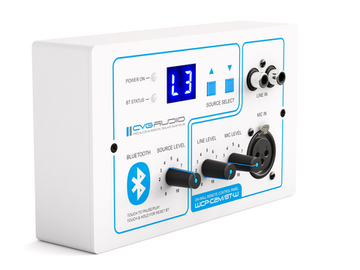 CVGAUDIO WCP-C2M/BT-W настенный зональный контроллер управления