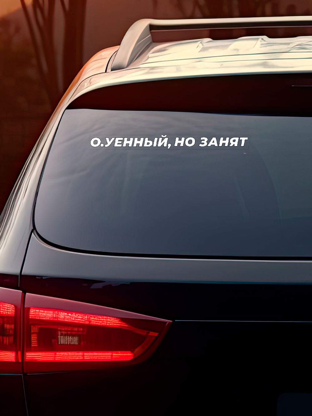 Набор наклеек прикольные надписи на авто