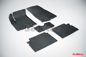 Резиновые коврики в салон Chevrolet Aveo [T200/T250] (2002-2012) "Сетка"