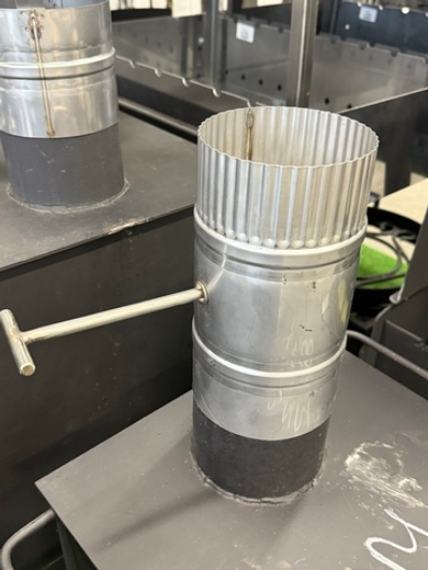 Шибер ф110 AISI304 0.6mm