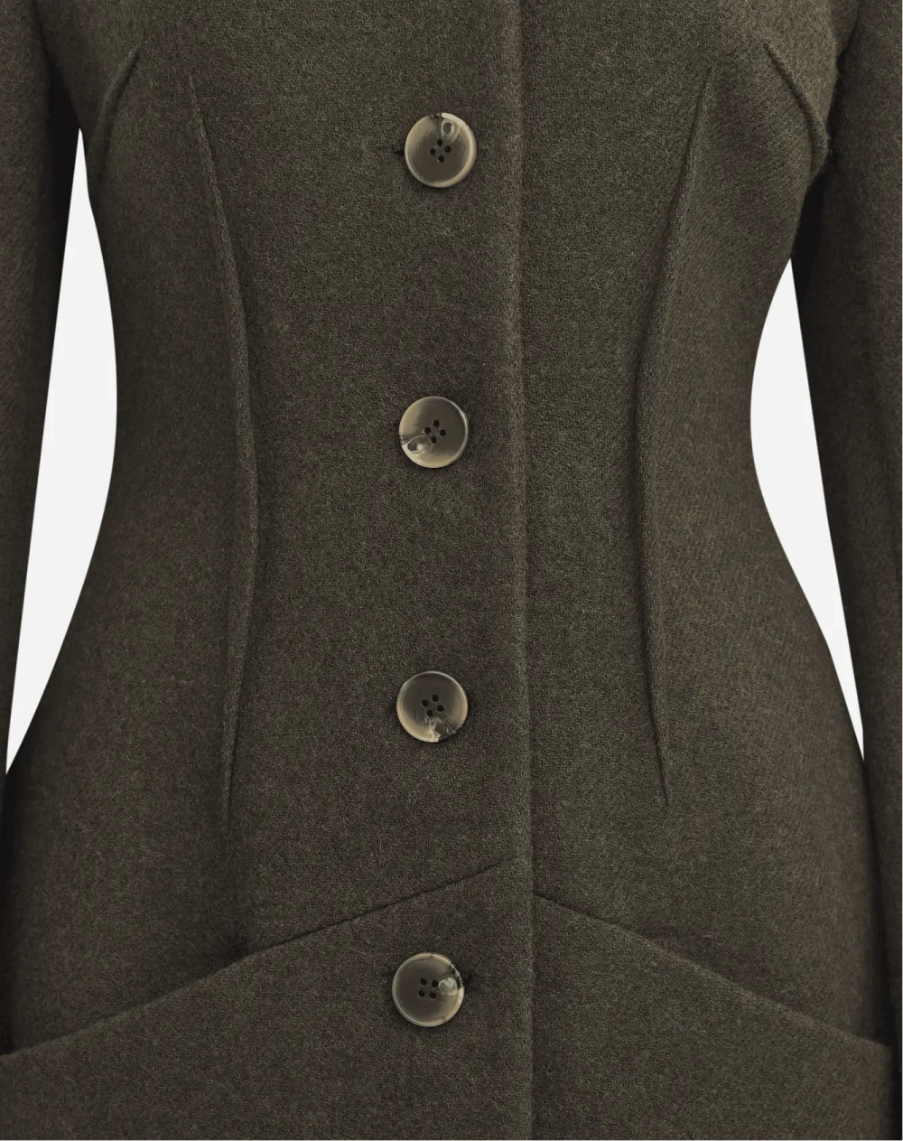 Пальто приталенное