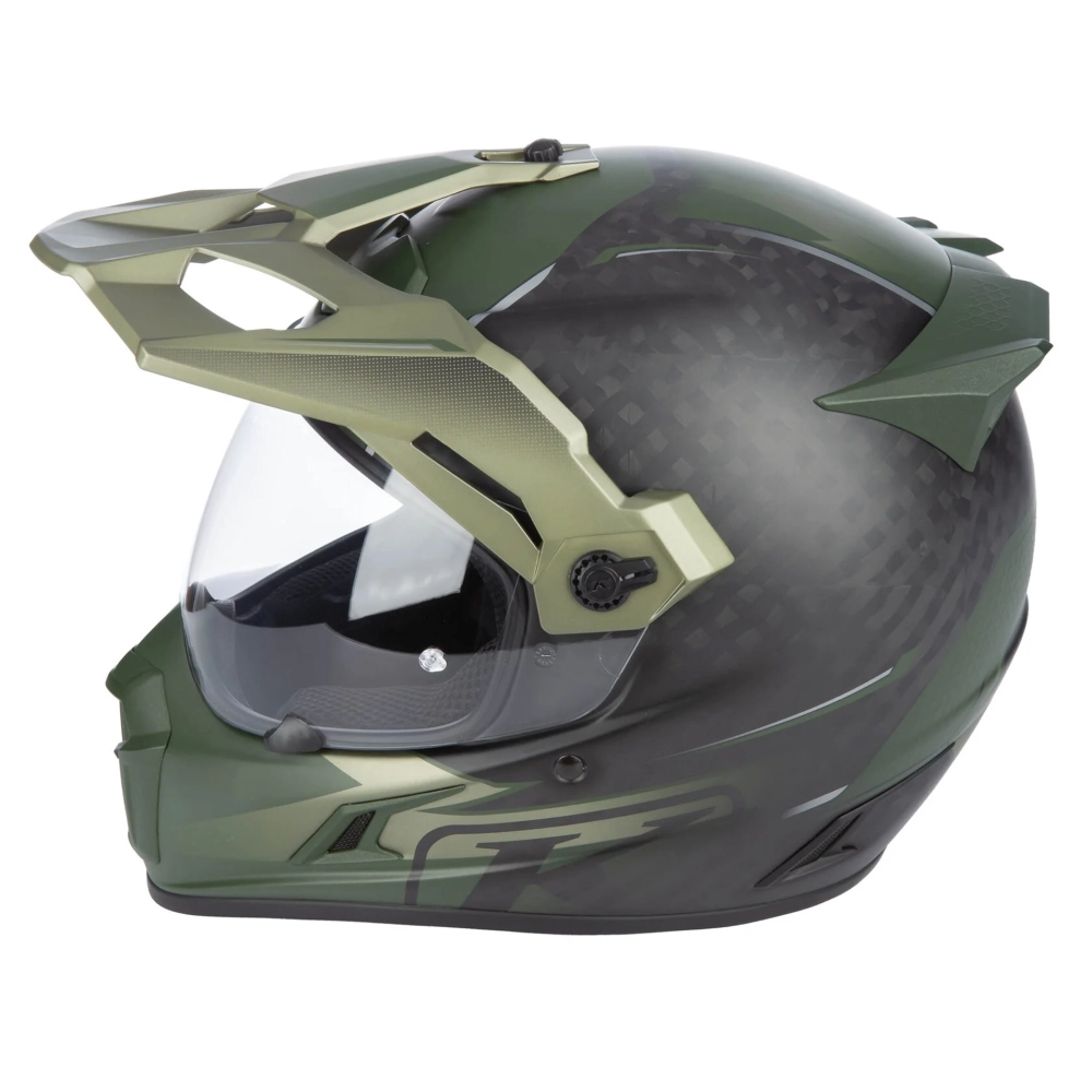 Шлем Klim Krios Pro без подогрева (Echo Matte Black - Rifle Green - Oil Green, LG)