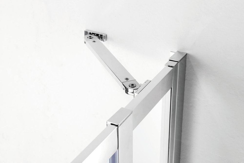 Душевой уголок Cezares MOLVENO-RH-1-120/100-C-Cr-IV, 120х100х195, профиль хром, стекло прозрачное