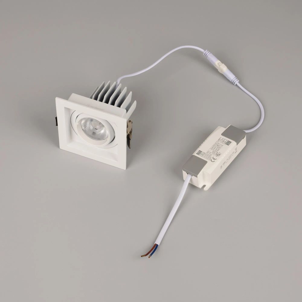 Светильник MS-VORTEX-BUILT-S90x90-12W Day4000 (WH-WH, 40 deg, 230V) (Arlight, IP20 Металл, 5 лет) 057915