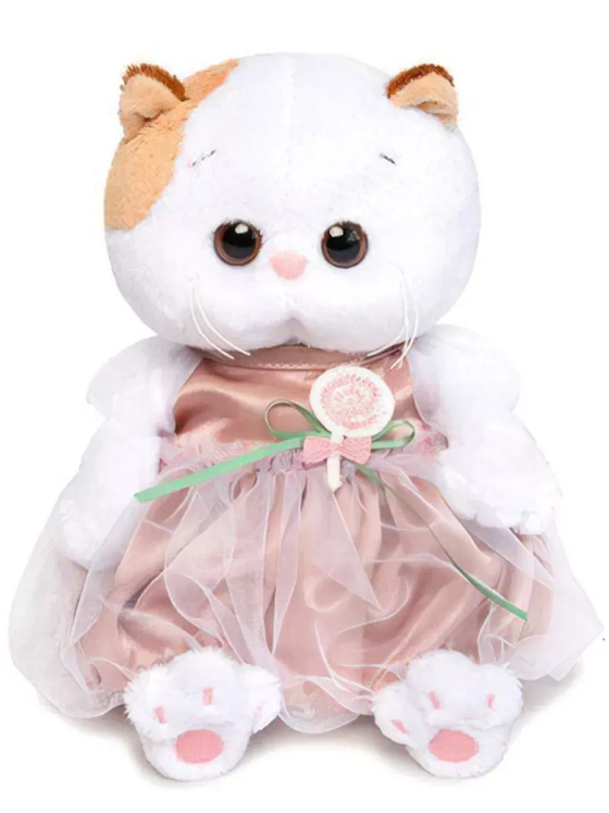 Мягкая игрушка Кошечка Ли-Ли Беби в платье с леденцом 20 см