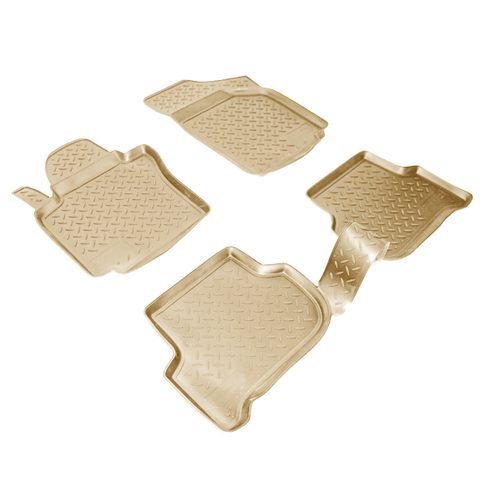 Ковры в салон Norplast/Unidec для Seat Toledo в кузове 5P2 (2004-2009), Бежевый, арт.NPL-Po-80-71-B