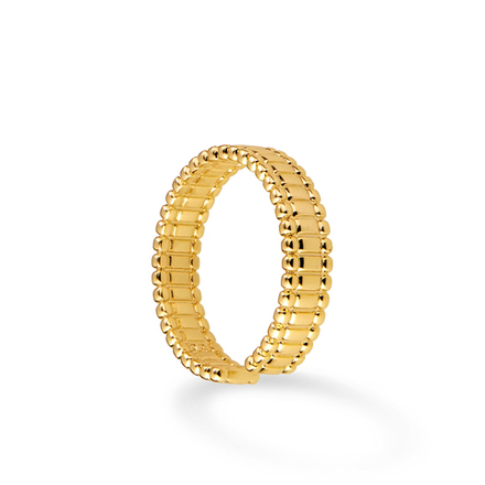 Латунное кольцо Базовое gold