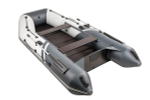 Броня-320 СК слань+киль белый-серый (Лодка ПВХ под мотор с усилением)