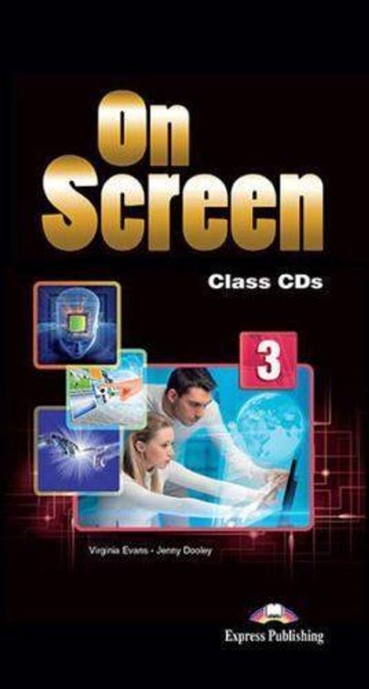 On Screen 3. Class CD&#39;s (set of 5) International. Аудиоприложение. *БЕСПЛАТНО при покупке 10 книг EP