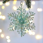 Подвеска «Волшебство зимы» 13*13 см, Зелёный