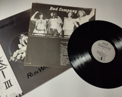 Винтажная виниловая пластинка LP Bad Company Run With The Pack (Japan 1976) (Obi) Love Me Somebody