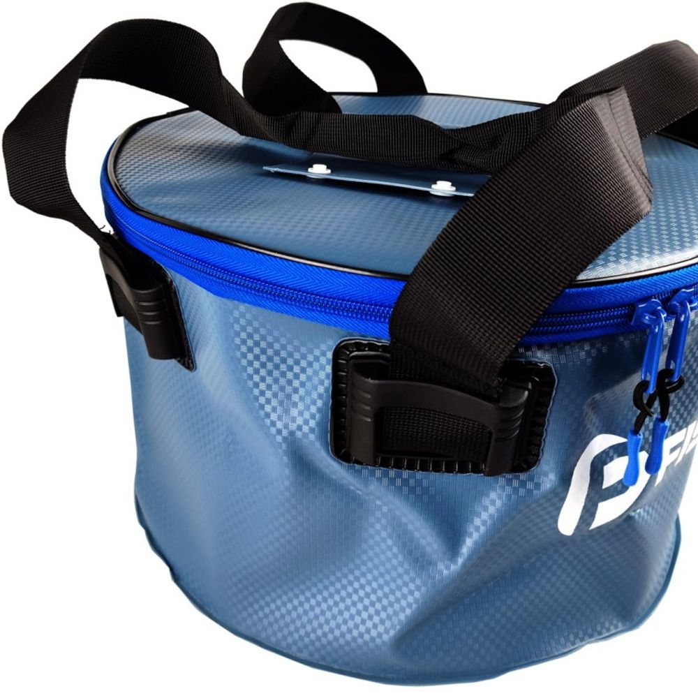 F-FISHING Ведро для прикормки с крышкой EVA 30х18см