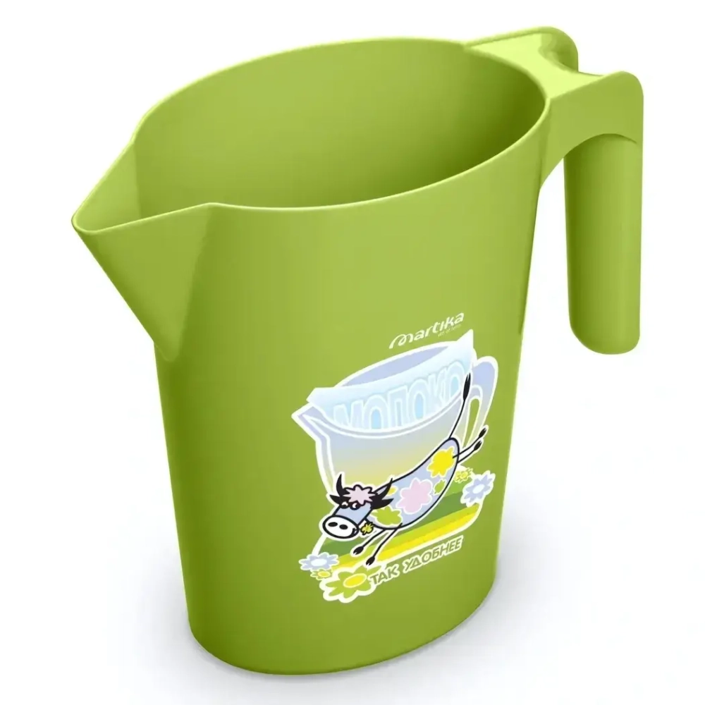 Кувшин-подставка под молочные пакеты 1л оливковый С47ОЛВ