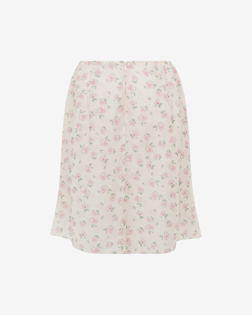 Юбка из органзы в мелкий цветочек