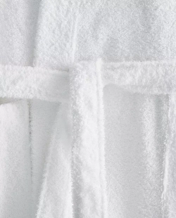 ZARA HOME ХЛОПКОВЫЙ ХАЛАТ, БЕЛЫЙ