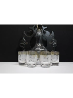 Стопки для водки 6 шт, графин стеклянный