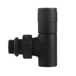 Набор дизайн-вентилей Royal Thermo PIANO, угловой (черный) 1/2quot;