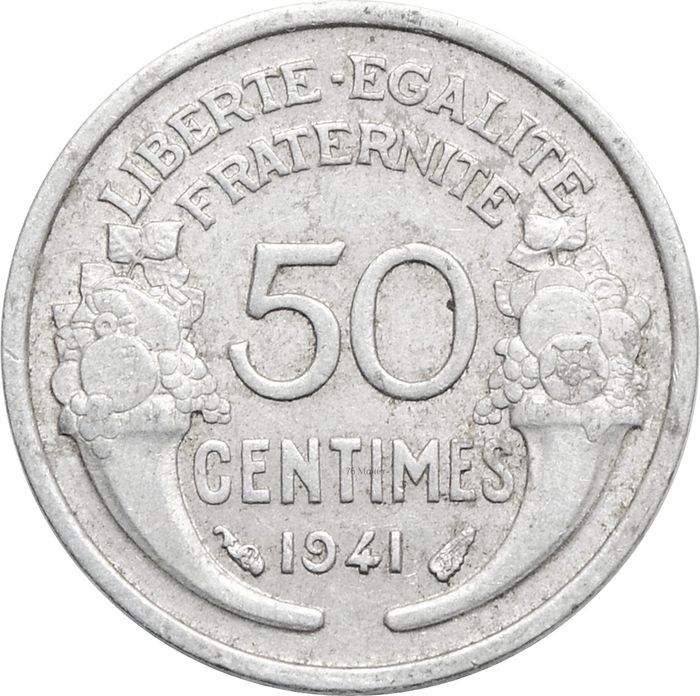 50 сантимов 1941 Франция