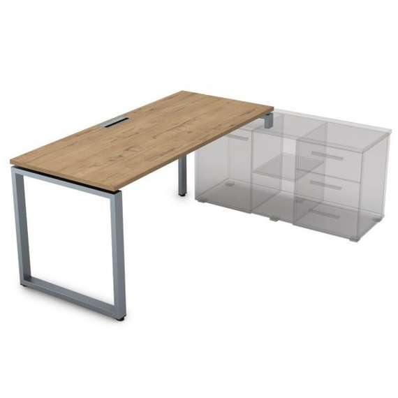 СТП-О.996 Стол рабочий прямолинейный, три опоры - правый (2000*900*750)