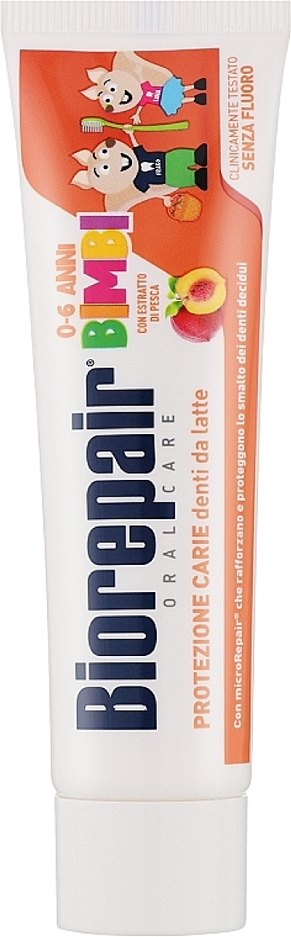 Biorepair Kids 0-6 лет Зубная паста персик