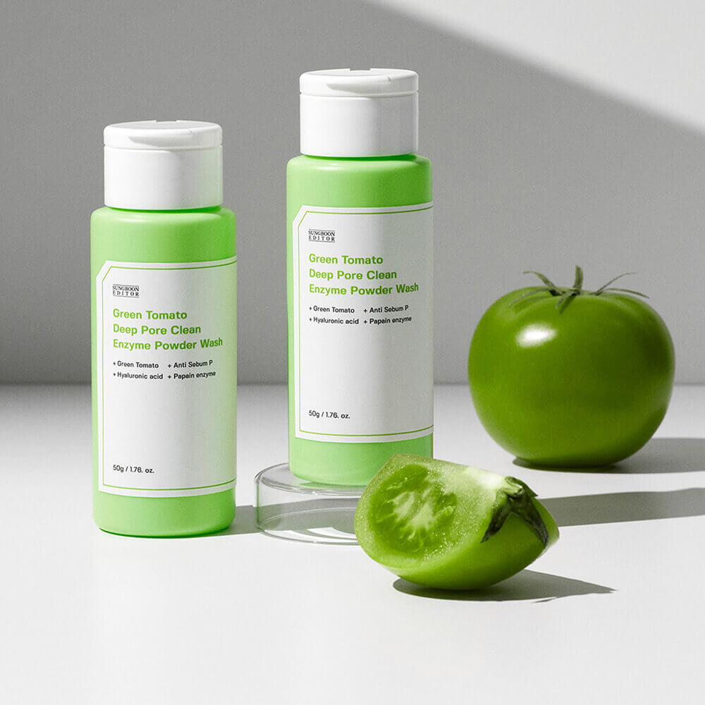 Sungboon Editor Green Tomato Deep Pore Clean Enzyme Powder Wash энзимная пудра для сужения и очищения пор с зелеными томатами