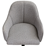Кресло Bergenson Bjorn Isla, рогожка, серое