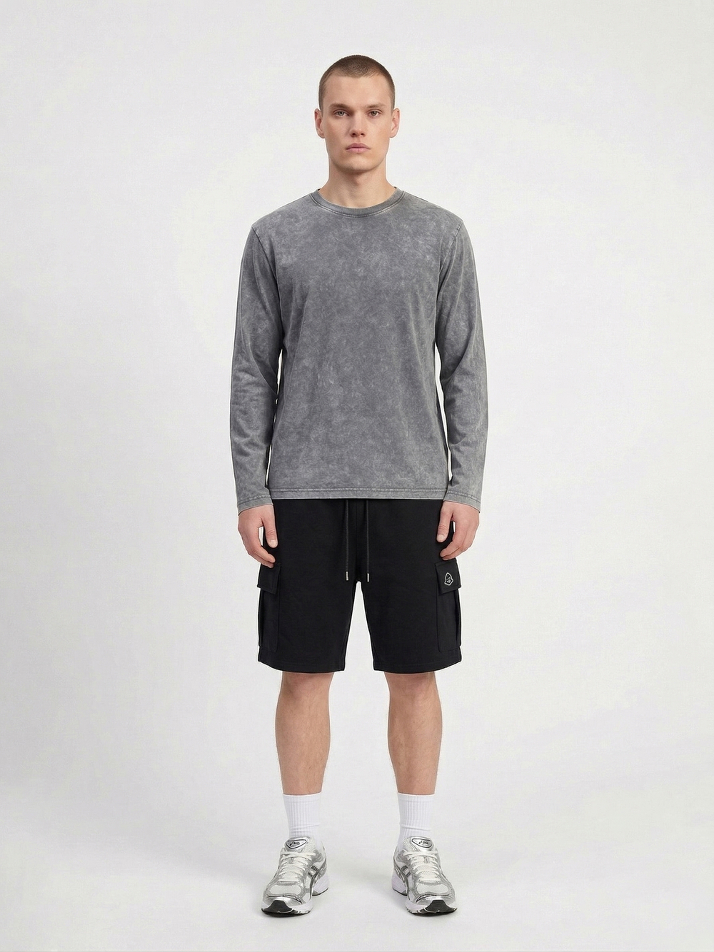 Шорты UNAFFECTED ХБ Карго Голова Черный