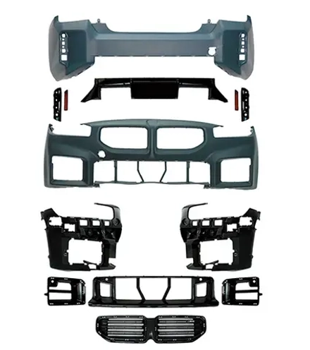 Переделка из BMW 2 серии G42 2021+ в BMW M2 G87 2023+ БМВ Обвес Бампер Решетка радиатора