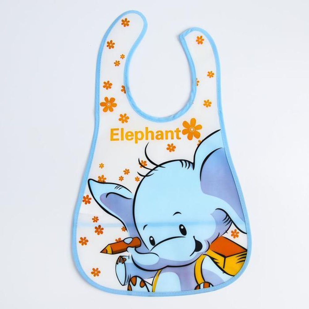 1890561 Нагрудник с карманом для мальчика, непромокаемый, на липучке, цвета МИКС