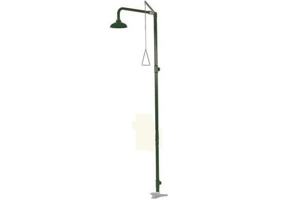 Аварийный душ напольный нерж. сталь BOCCHISF SC800 зеленый