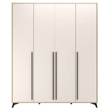 Шкаф 1800 4С2Я с ящиками "ЕВА" Дуб Экспрессив - Сатин