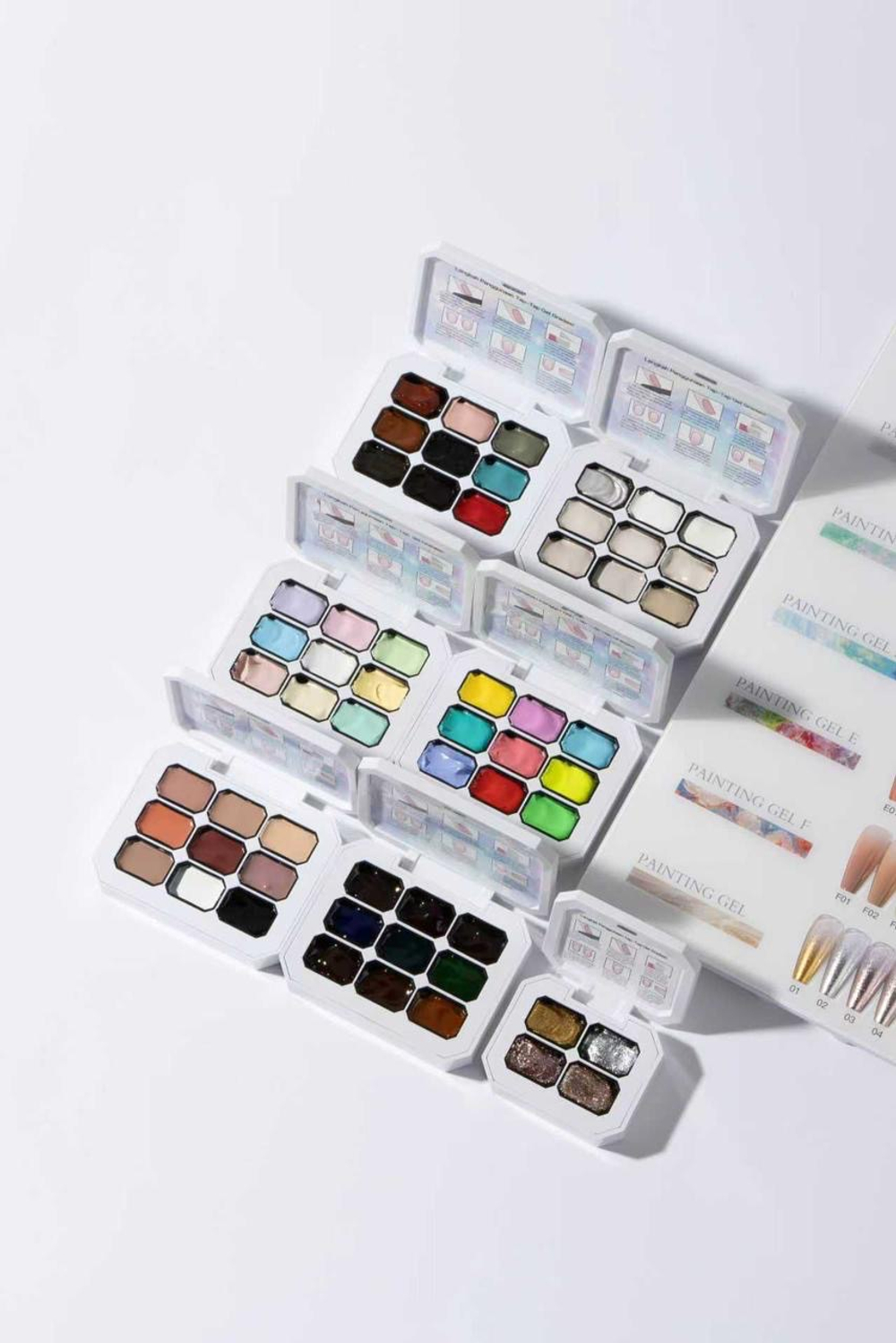 Палитра гель красок