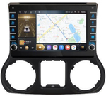 Магнитола для Jeep Wrangler 2014-2018 - Carmedia OL-1258-2 (кнопки и крутилки), Android 12, TS10, CarPlay, 4G SIM-слот