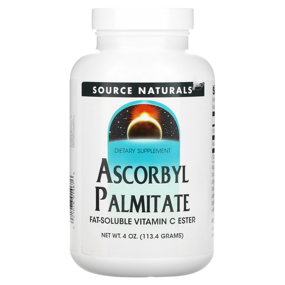 Source Naturals, Аскорбилпальмитат, порошок, 4 унции (113,4 г)