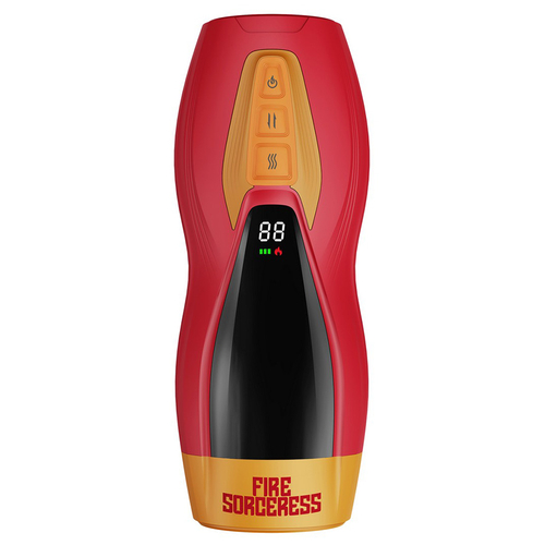 Интерактивный вибромастурбатор с функциями нагрева и толчков Огненная волшебница Солара Masturs Fire Sorceress Solara Multi Function Masturbator