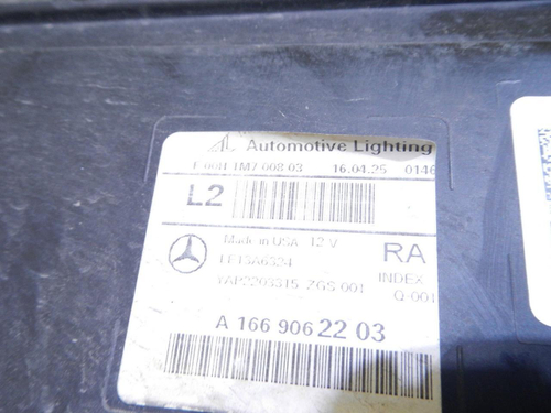Битая Фара правая Mercedes GLE W166 (15-18) LED