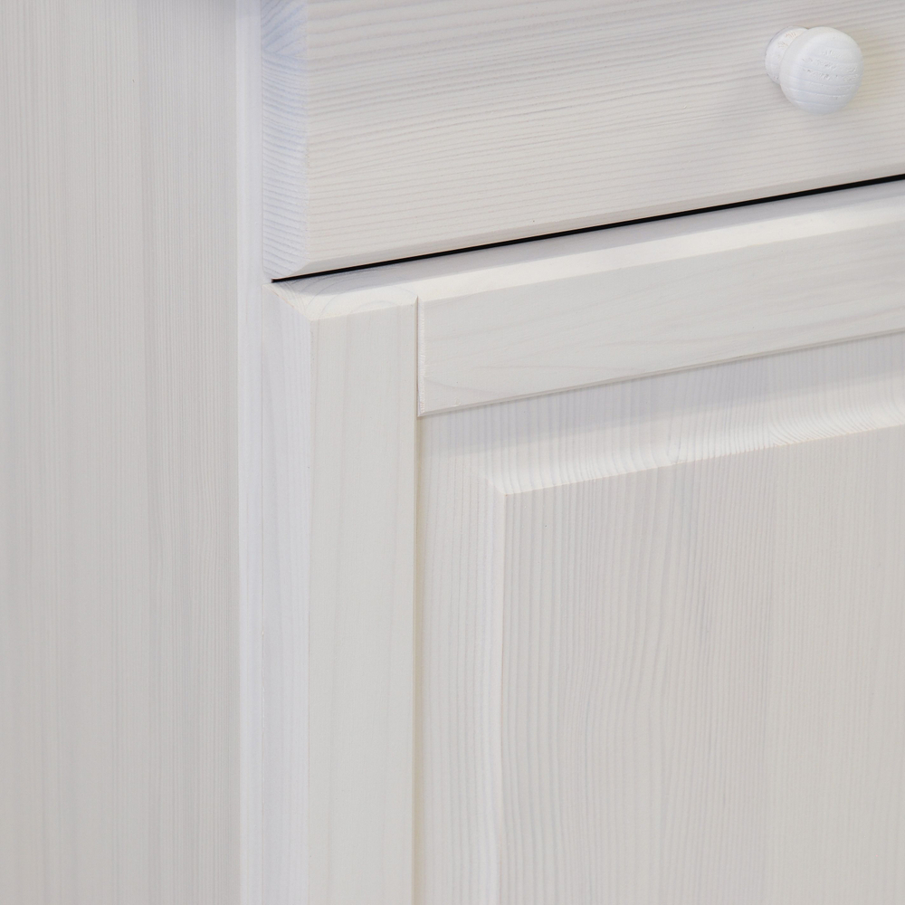 Тумба, 48х39х81, Лена, для кухни и ванной, с ящиком (нижняя часть буфета Лена), белый, Dipriz