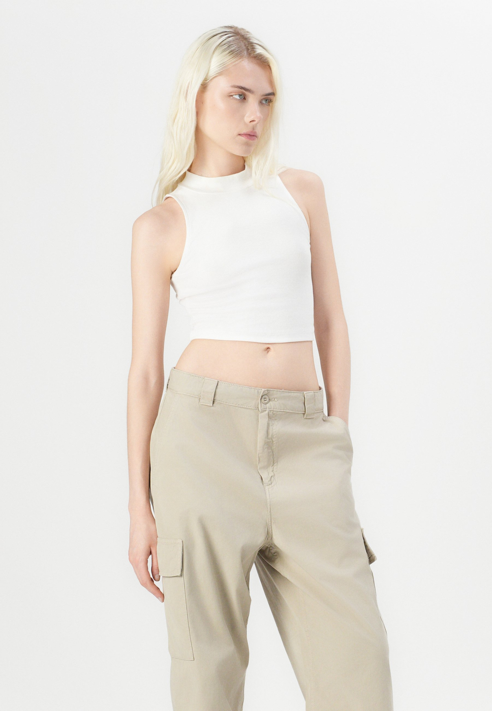 Carhartt WIP CICERO - Брюки-карго - Бежевый